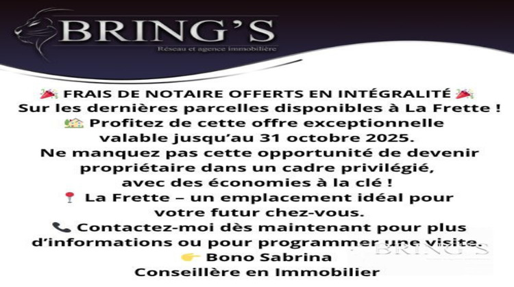 Ma-Cabane - Vente Terrain La Frette, 500 m²