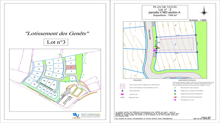 Ma-Cabane - Vente Terrain La Geneytouse, 748 m²