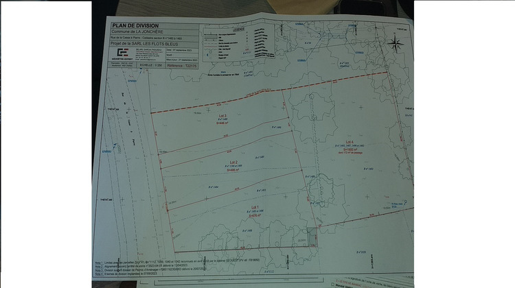 Ma-Cabane - Vente Terrain LA JONCHERE, 676 m²