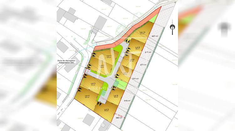 Ma-Cabane - Vente Terrain LA MENITRE, 619 m²