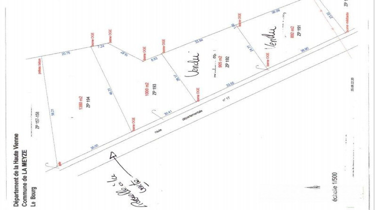 Ma-Cabane - Vente Terrain La Meyze, 1380 m²