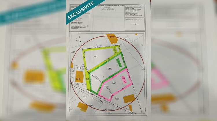 Ma-Cabane - Vente Terrain La Motte-d'Aveillans, 1108 m²