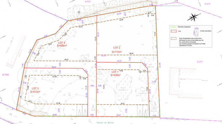 Ma-Cabane - Vente Terrain La Palme, 539 m²