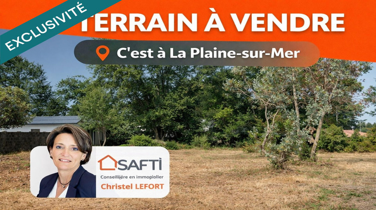 Ma-Cabane - Vente Terrain La Plaine-sur-Mer, 1400 m²