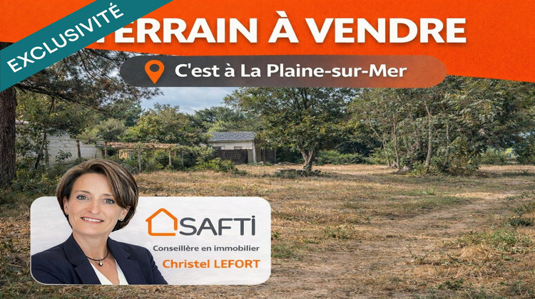 Ma-Cabane - Vente Terrain La Plaine-sur-Mer, 704 m²