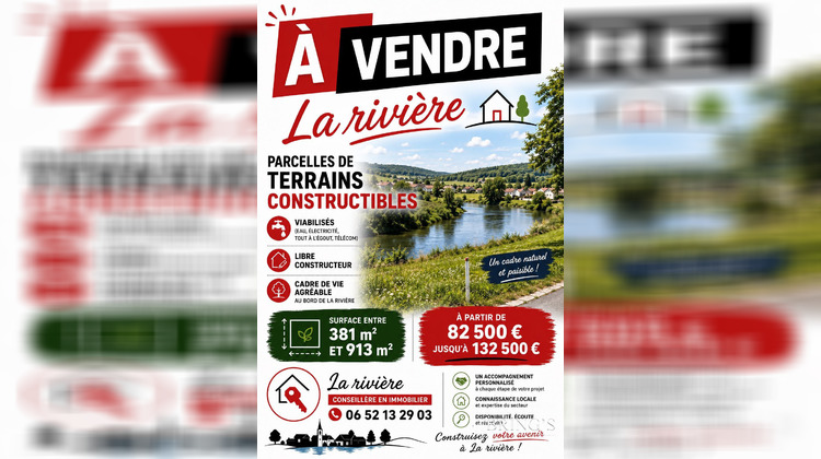 Ma-Cabane - Vente Terrain La Rivière, 779 m²