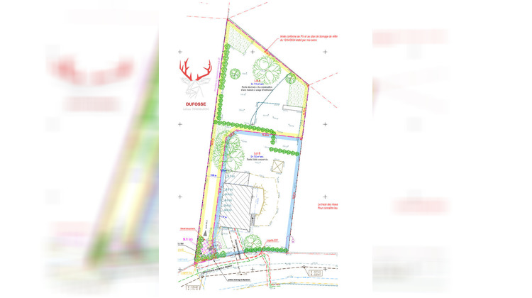 Ma-Cabane - Vente Terrain LA TOUR-DE-SALVAGNY, 713 m²