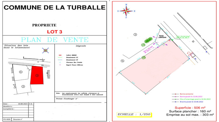 Ma-Cabane - Vente Terrain LA TURBALLE, 506 m²
