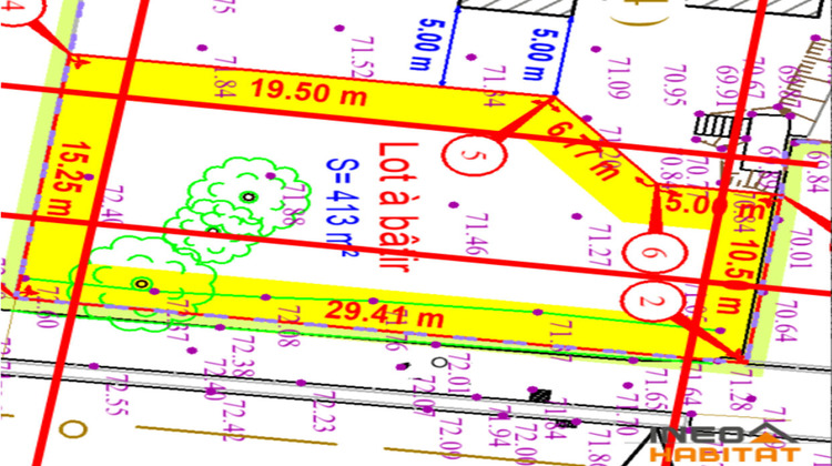 Ma-Cabane - Vente Terrain LAILLE, 413 m²