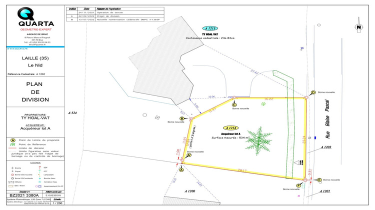 Ma-Cabane - Vente Terrain Laillé, 534 m²