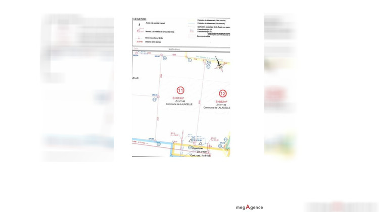 Ma-Cabane - Vente Terrain LALACELLE, 913 m²