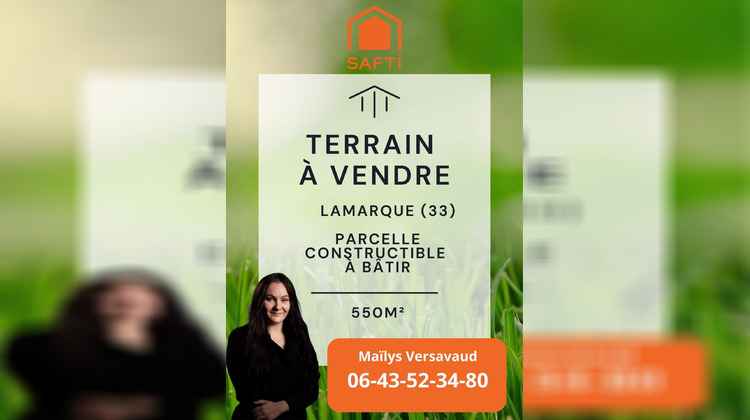 Ma-Cabane - Vente Terrain Lamarque, 550 m²