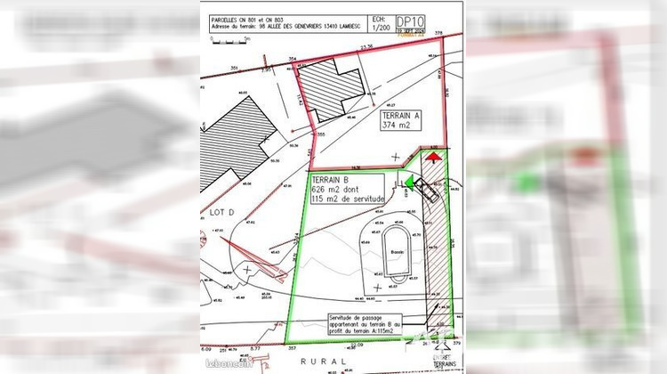 Ma-Cabane - Vente Terrain Lambesc, 374 m²