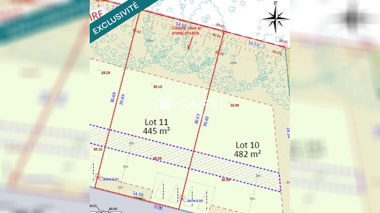 Ma-Cabane - Vente Terrain Landivisiau, 445 m²