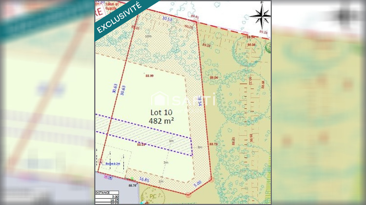 Ma-Cabane - Vente Terrain Landivisiau, 482 m²