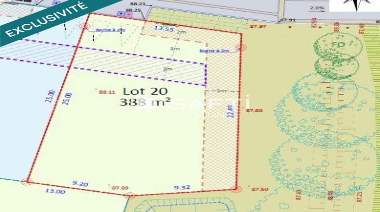 Ma-Cabane - Vente Terrain Landivisiau, 388 m²