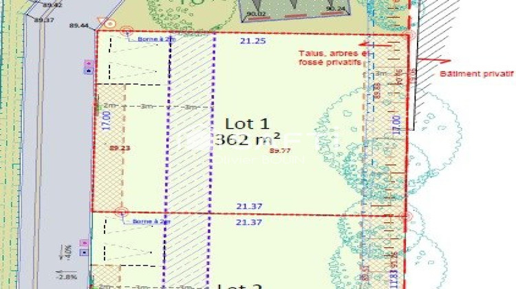 Ma-Cabane - Vente Terrain Landivisiau, 362 m²