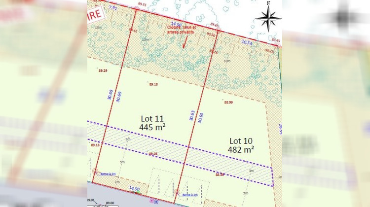 Ma-Cabane - Vente Terrain Landivisiau, 445 m²