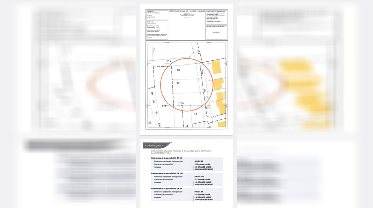 Ma-Cabane - Vente Terrain LANDREMONT, 521 m²
