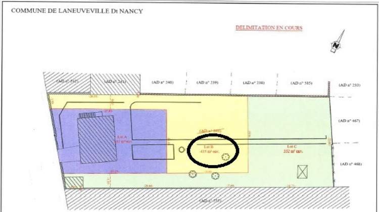 Ma-Cabane - Vente Terrain Laneuveville-devant-Nancy, 435 m²