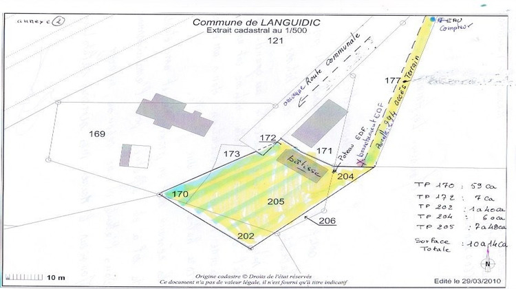 Ma-Cabane - Vente Terrain Languidic, 1374 m²