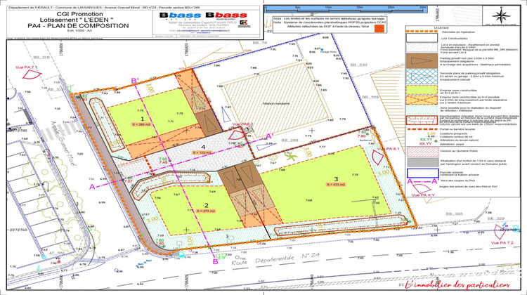 Ma-Cabane - Vente Terrain Lansargues, 433 m²