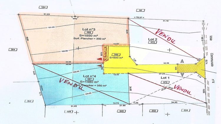 Ma-Cabane - Vente Terrain LANZAC, 1850 m²