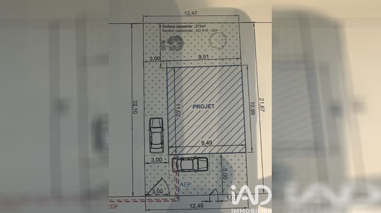 Ma-Cabane - Vente Terrain Larchant, 273 m²