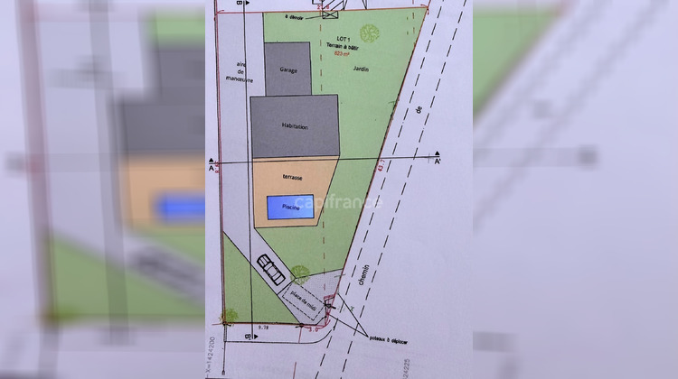 Ma-Cabane - Vente Terrain LATRESNE, 823 m²