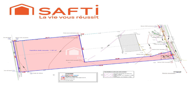 Ma-Cabane - Vente Terrain Launac, 1201 m²