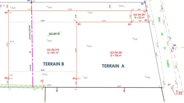 Ma-Cabane - Vente Terrain Le Bernard, 706 m²