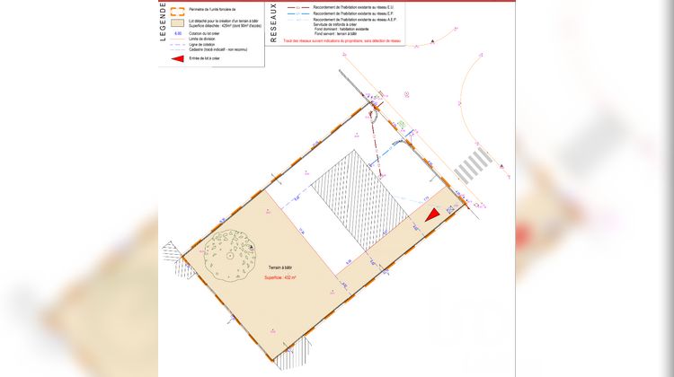 Ma-Cabane - Vente Terrain Le Bignon, 432 m²