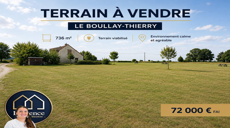 Ma-Cabane - Vente Terrain Le Boullay-Thierry, 736 m²