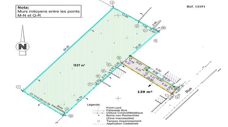 Ma-Cabane - Vente Terrain LE CHATEAU-D'OLERON, 1537 m²