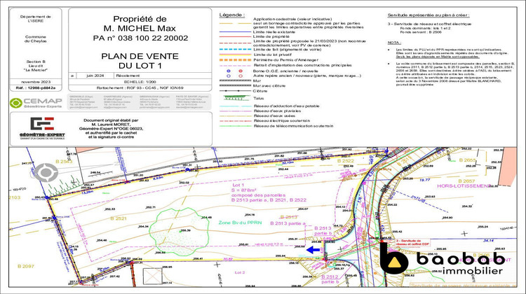 Ma-Cabane - Vente Terrain Le Cheylas, 878 m²