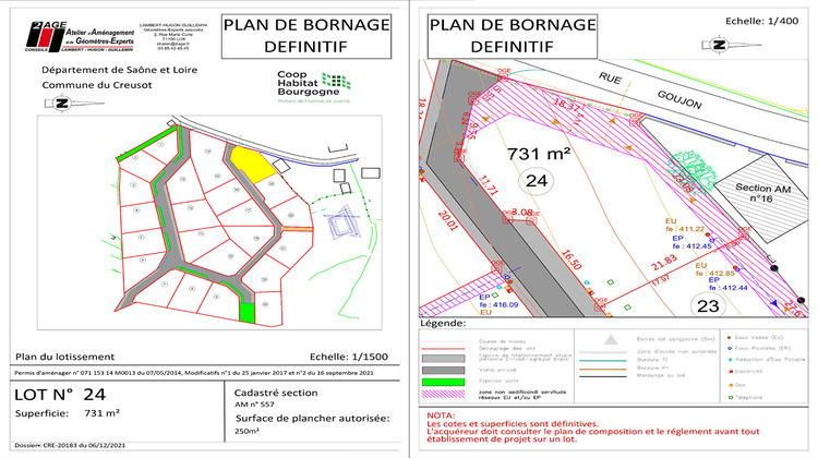 Ma-Cabane - Vente Terrain LE CREUSOT, 731 m²