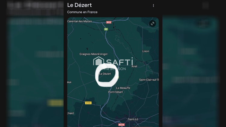 Ma-Cabane - Vente Terrain Le Dezert, 862 m²