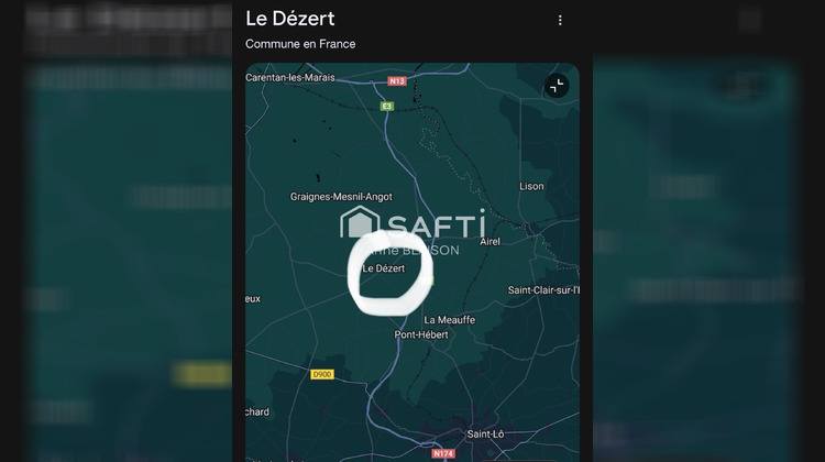 Ma-Cabane - Vente Terrain Le Dezert, 862 m²