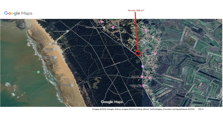 Ma-Cabane - Vente Terrain LE GRAND-VILLAGE-PLAGE, 900 m²
