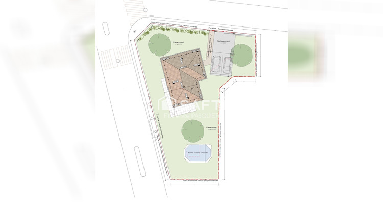 Ma-Cabane - Vente Terrain Le Haillan, 567 m²