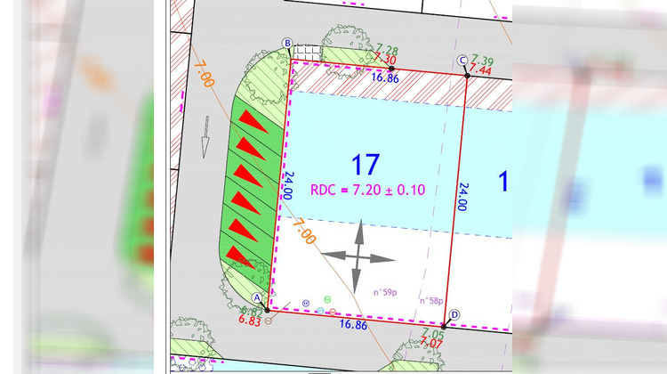 Ma-Cabane - Vente Terrain LE HEZO, 405 m²