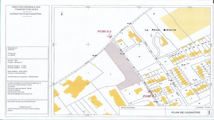 Ma-Cabane - Vente Terrain Le Mans, 3252 m²