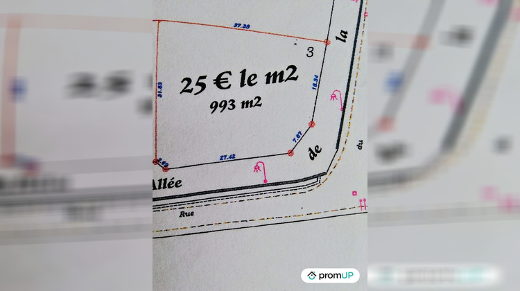 Ma-Cabane - Vente Terrain Le Pêchereau, 993 m²