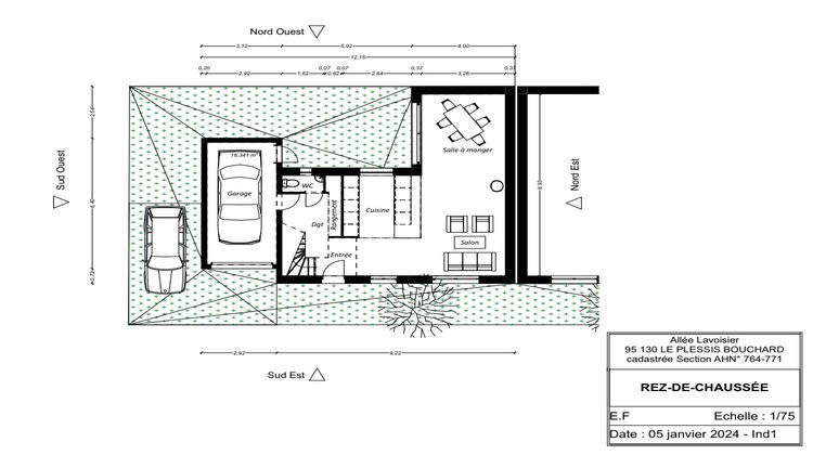 Ma-Cabane - Vente Terrain LE PLESSIS-BOUCHARD, 349 m²