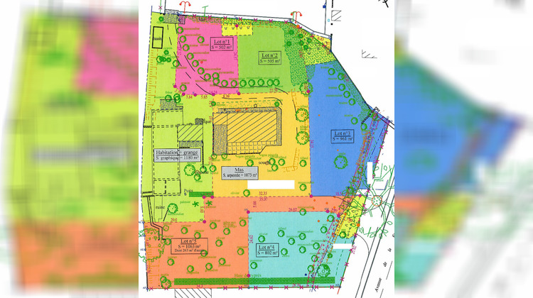 Ma-Cabane - Vente Terrain LE PONTET, 802 m²