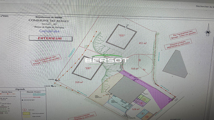 Ma-Cabane - Vente Terrain LE RUSSEY, 979 m²