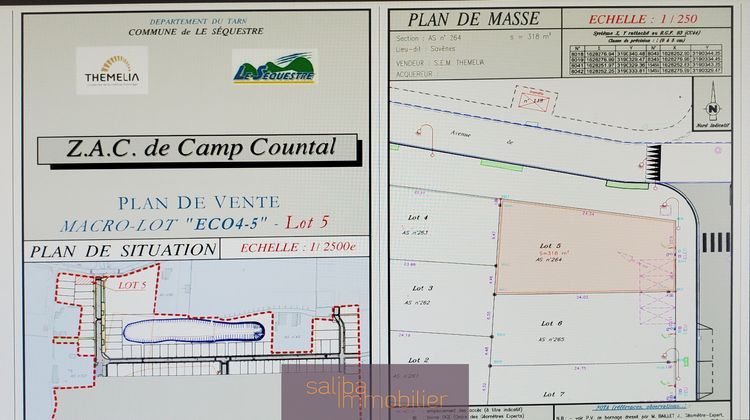 Ma-Cabane - Vente Terrain Le Sequestre, 319 m²