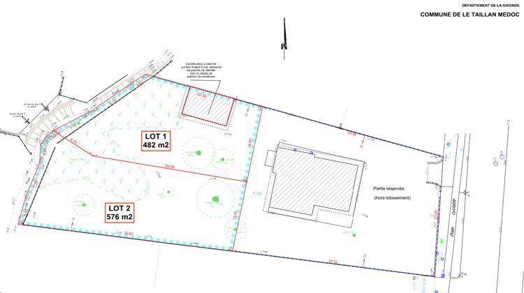 Ma-Cabane - Vente Terrain LE TAILLAN-MEDOC, 482 m²