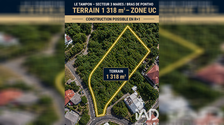 Ma-Cabane - Vente Terrain Le Tampon, 1318 m²