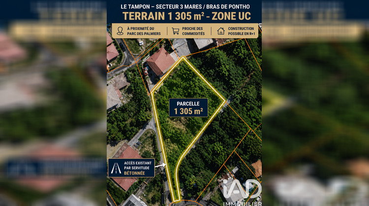 Ma-Cabane - Vente Terrain Le Tampon, 1305 m²